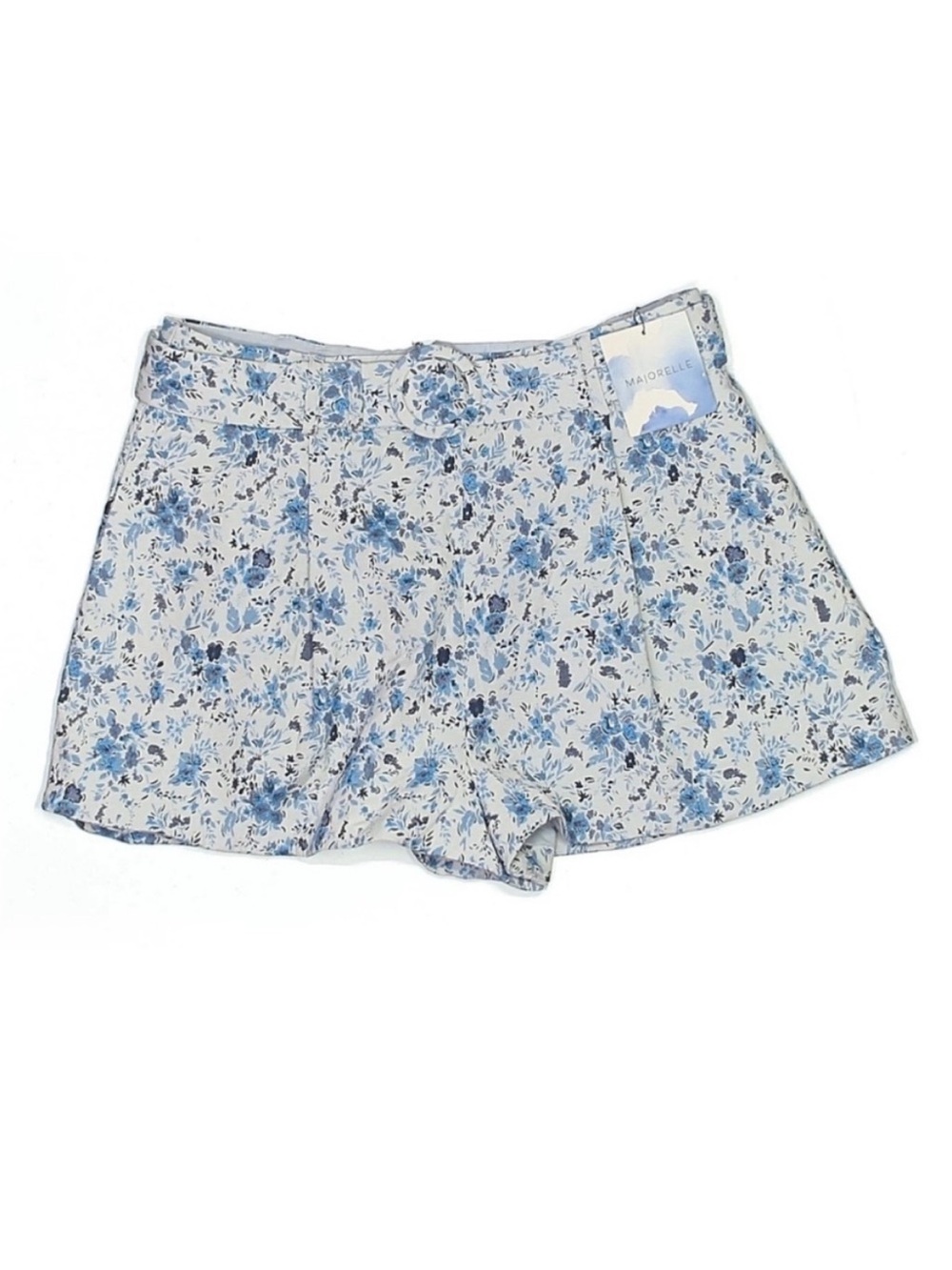 NEW MAJORELLE Valentina Shorts in Baroque Blue Floral Boho White Women’s XL